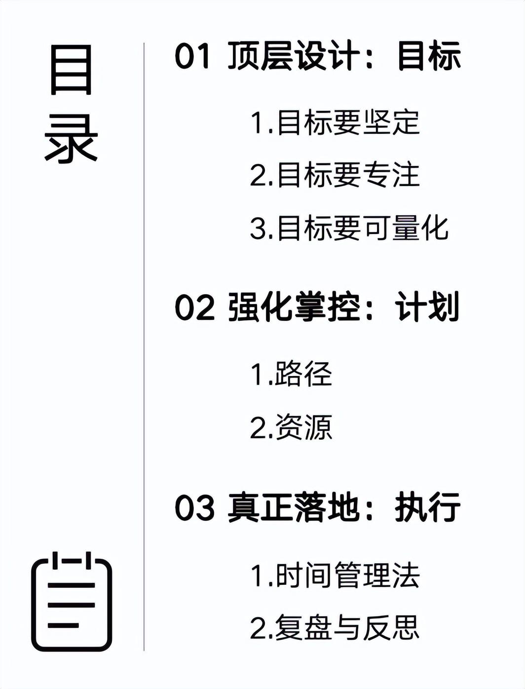 目標(biāo)、計(jì)劃與執(zhí)行