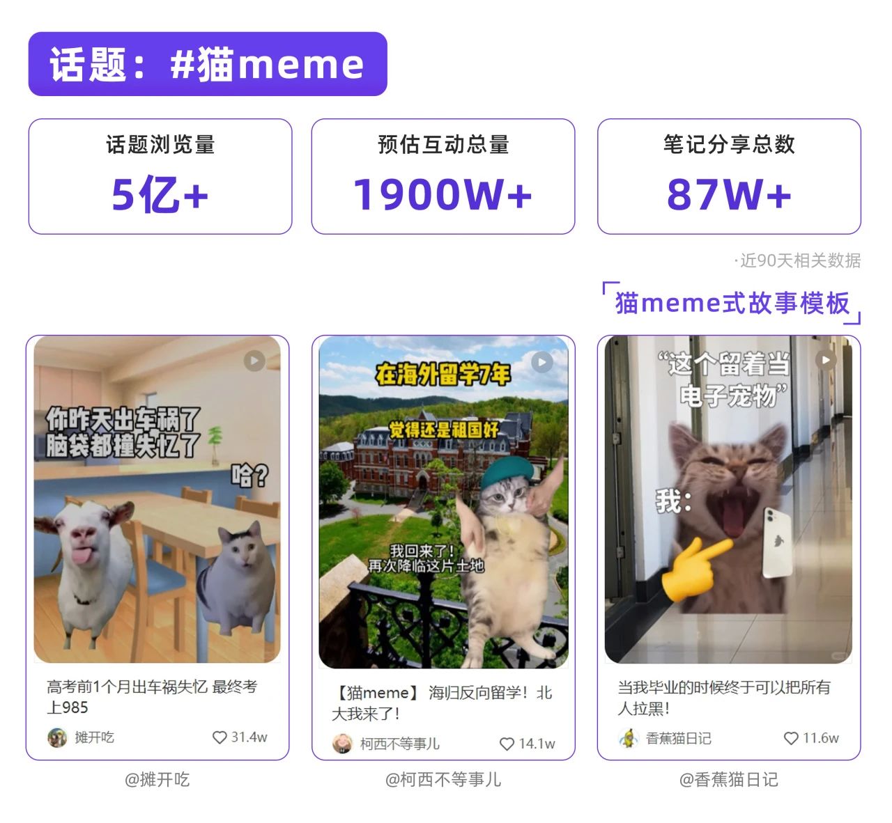 偷感、貓meme…捕捉小紅書(shū)流量風(fēng)口（第2季度）